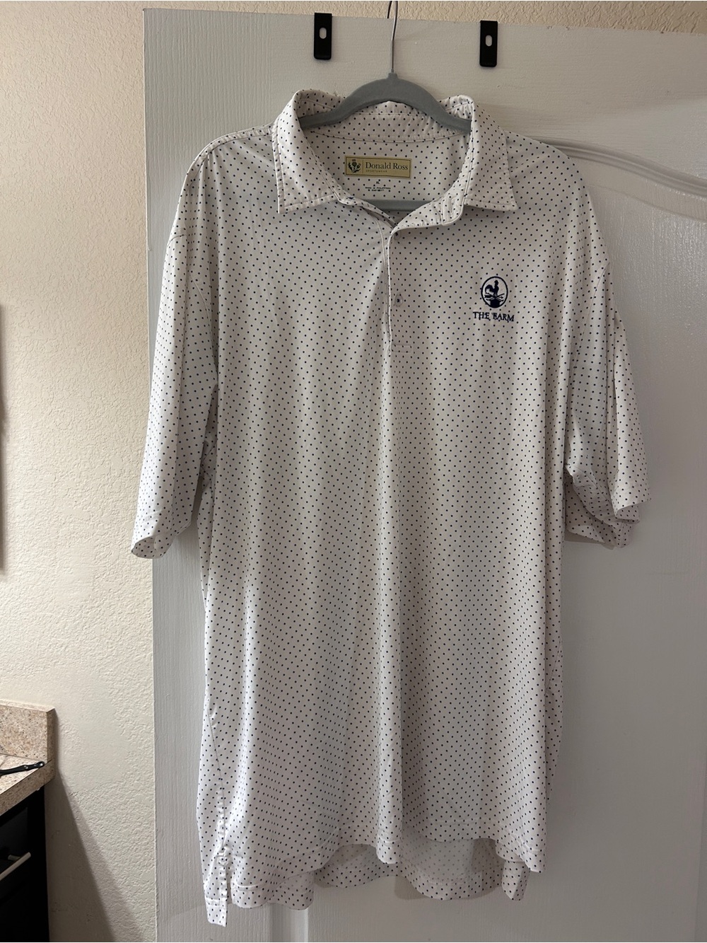 Donald Ross Polo with Star Pattern
